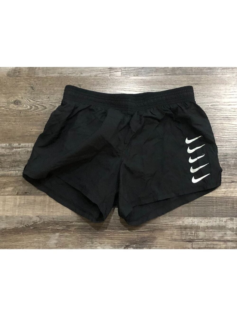 Nike Swoosh Womens Small Black Athletic Shorts